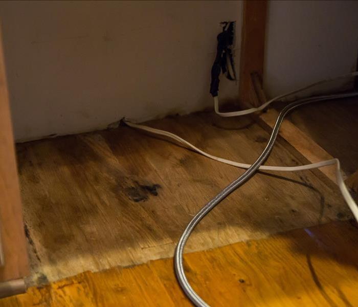 hardwood floor after fire damage
